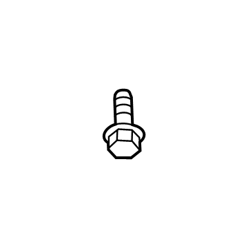 Cadillac 11519537 Trailer Hitch Bolt