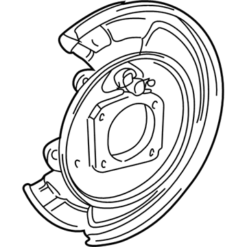 Pontiac Vibe Backing Plate - 88971184