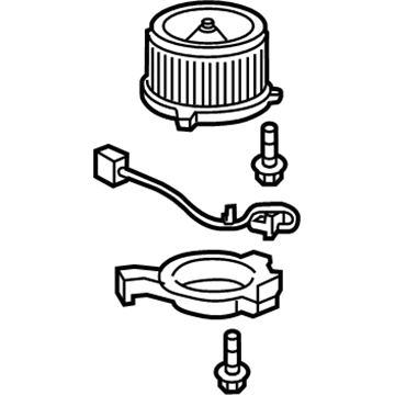 GM 22954786 Blower Motor 22954786 GM Blower Motor Illustration 1 of 1