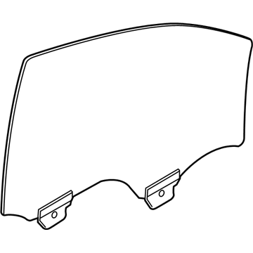 Chevy 84398670 Door Glass