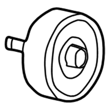 GM 12552361 Idler Pulley 12552361 GM Idler Pulley Illustration 1 of 1