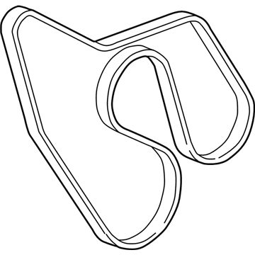 10230725 GM Serpentine Belt Illustration 1 of 1