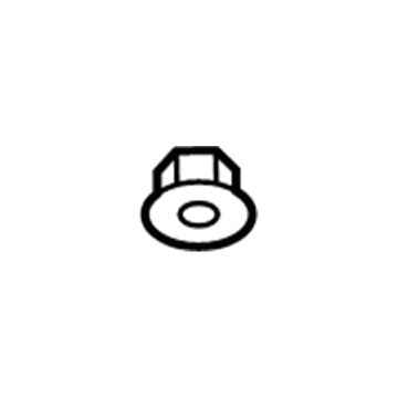Chevy 11517996 Rear Hanger Nut