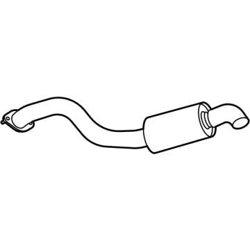 Chevy 87816557 Rear Muffler
