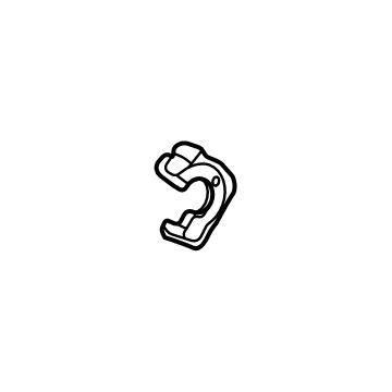 GM 12559120 Air Inlet Cover Insulator 12559120 GM Air Inlet Cover Insulator Illustration 1 of 1