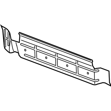 15078884 GM Heat Shield Illustration 1 of 1