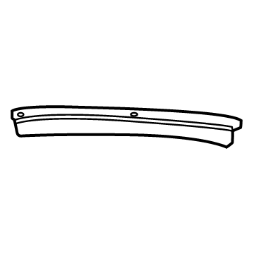 GM 85540965 Rear Deflector, Driver Side 85540965 GM Rear Deflector, Driver Side Illustration 1 of 1