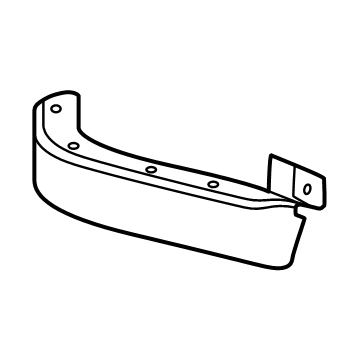 GM 85580970 Lower Deflector, Passenger Side 85580970 GM Lower Deflector, Passenger Side Illustration 1 of 1