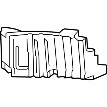GM 87843118 Filler, Front Inner Driver Side 87843118 GM Filler, Front Inner Driver Side Illustration 1 of 1