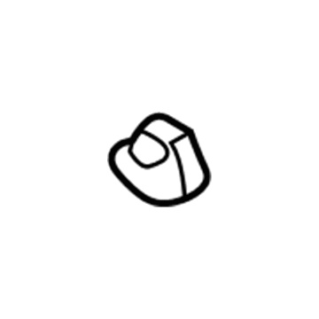 GM 13416753 Door Weatherstrip Lower Insulator, Driver Side 13416753 GM Door Weatherstrip Lower Insulator, Driver Side Illustration 1 of 1