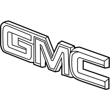 GMC 84360934 Emblem