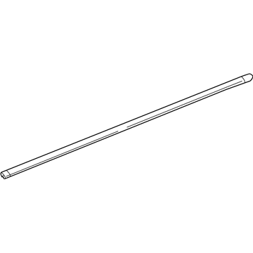 GM 23253907 Weatherstrip, Driver Side 23253907 GM Weatherstrip, Driver Side Illustration 1 of 1
