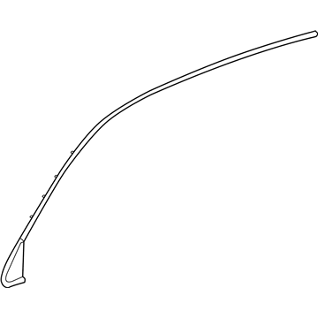 84703460 GM Reveal Molding, Driver Side Illustration 1 of 1