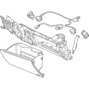 Cadillac OPTIQ Glove Box - 85779474