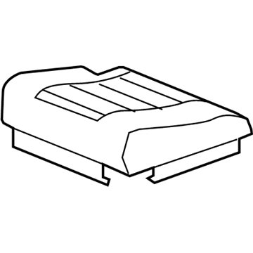 19127668 GM Cushion Cover, Driver Side Illustration 1 of 1