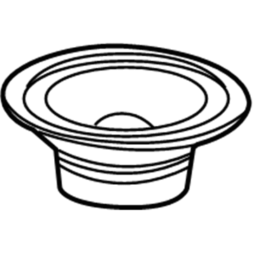 Pontiac 92095171 Rear Speaker