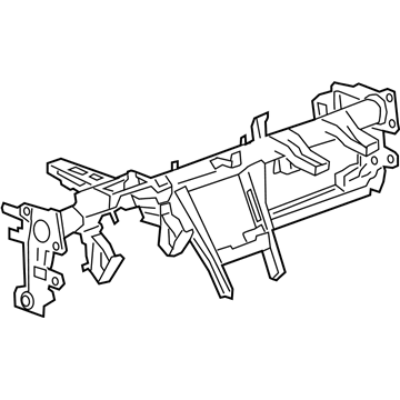 84938164 GM Reinforcement Beam Illustration 1 of 1