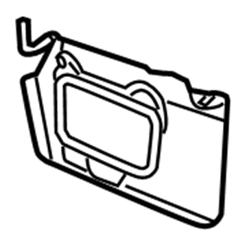 Buick LaCrosse Sun Visor - 25790260