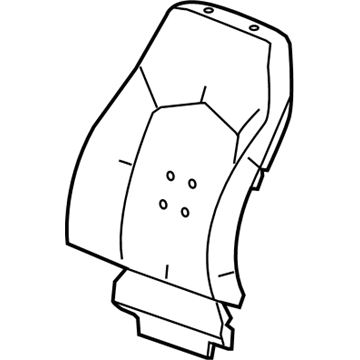 Cadillac 25939292 Seat Back Pad