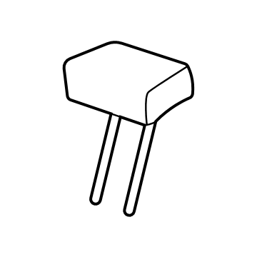 Chevy 26473860 Headrest, Center