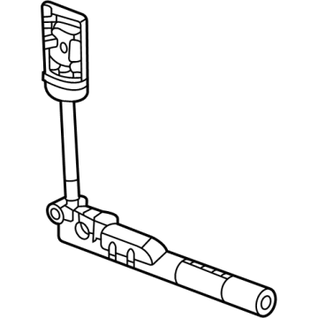 85593889 GM Tensioner, Jet Black, Driver Side Illustration 1 of 1