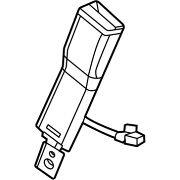 GM 85515071 Buckle Kit-Front Seat Belt *Jet Black 85515071 GM Buckle Kit-Front Seat Belt *Jet Black Illustration 1 of 1
