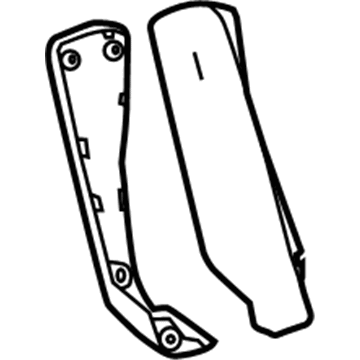 GM 22997084 Side Cover, Front 22997084 GM Side Cover, Front Illustration 1 of 1