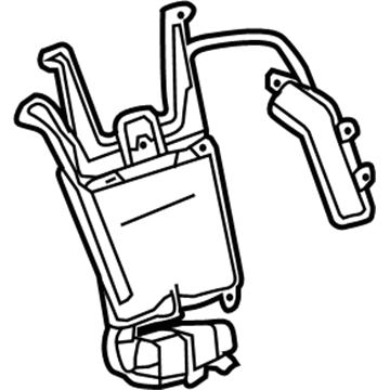 GM 84370101 Lumbar Support, Front 84370101 GM Lumbar Support, Front Illustration 1 of 1
