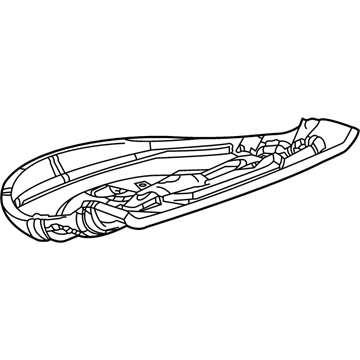 84616693 GM Insulator, Rear Illustration 1 of 1
