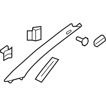 Chevy 92247521 Windshield Pillar Trim