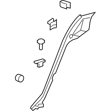 Chevy 92233193 Lock Pillar Trim
