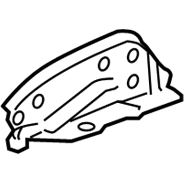 GM 15775355 Hinge, Passenger Side 15775355 GM Hinge, Passenger Side Illustration 1 of 1