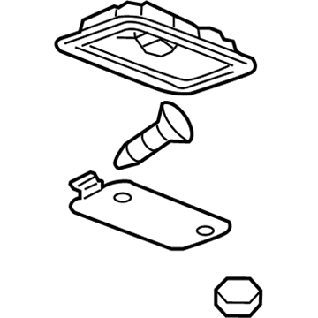 Chevy 25850225 Dome Lamp Assembly