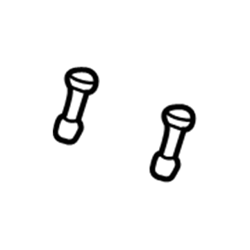 GM 12458658 Headrest Guide, Front 12458658 GM Headrest Guide, Front Illustration 1 of 1