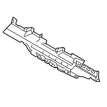 GM 23390794 Side Baffle, Passenger Side 23390794 GM Side Baffle, Passenger Side Illustration 1 of 1