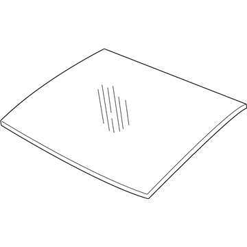 Pontiac 92209197 Back Glass