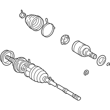 Pontiac 88969205 Axle Assembly