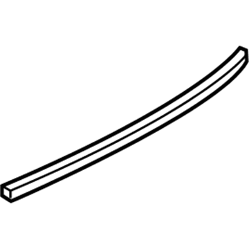 GM 84143066 Belt Weatherstrip, Rear Driver Side 84143066 GM Belt Weatherstrip, Rear Driver Side Illustration 1 of 1
