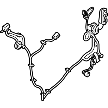 84388774 GM Harness, Rear Driver Side Illustration 1 of 1