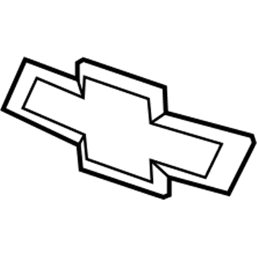 GM 84690310 Emblem, Gold, Front 84690310 GM Emblem, Gold, Front Illustration 1 of 1