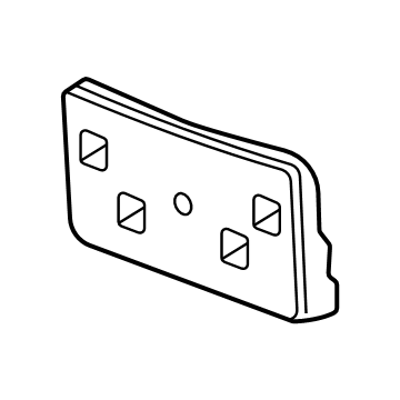 Buick 84881905 License Bracket