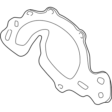 GM 12615933 Water Pump Gasket 12615933 GM Water Pump Gasket Illustration 1 of 1