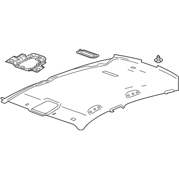 GM 84057155 Headliner, Titanium 84057155 GM Headliner, Titanium Illustration 1 of 1