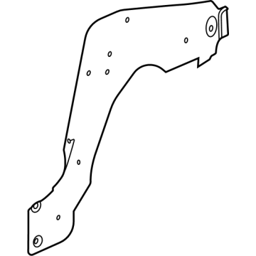 GM 84555694 Rail Cover, Rear Passenger Side 84555694 GM Rail Cover, Rear Passenger Side Illustration 1 of 1