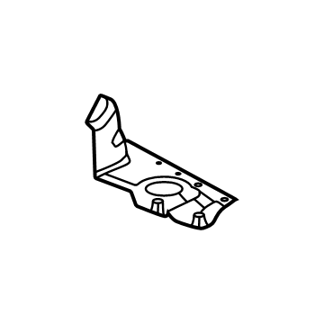 GM 84483557 Extension Panel, Rear Passenger Side 84483557 GM Extension Panel, Rear Passenger Side Illustration 1 of 1