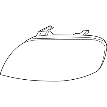 GM 96650526 Headlamp Assembly 96650526 GM Headlamp Assembly Illustration 1 of 1