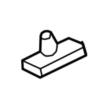 GM 92207443 Reveal Molding Retainer 92207443 GM Reveal Molding Retainer Illustration 1 of 1