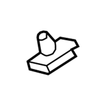 92207442 GM Reveal Molding Retainer Illustration 1 of 1