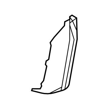 GM 84935478 Deflector, Rear Wheel Opening 84935478 GM Deflector, Rear Wheel Opening Illustration 1 of 1