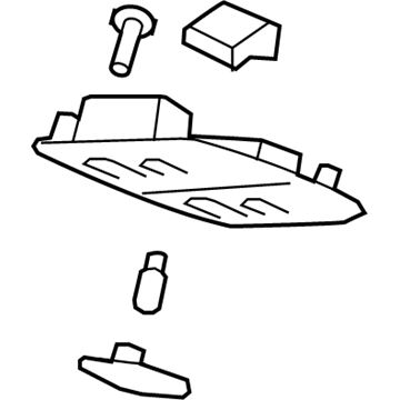 Cadillac 20896904 Reading Lamp Assembly